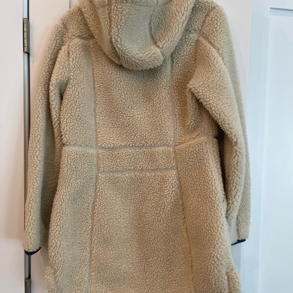 L.L. Bean Cream Teddy Jacket - Picture 2 of 4